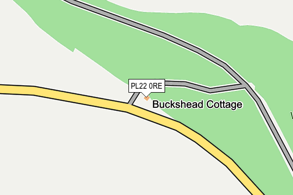 PL22 0RE map - OS OpenMap – Local (Ordnance Survey)