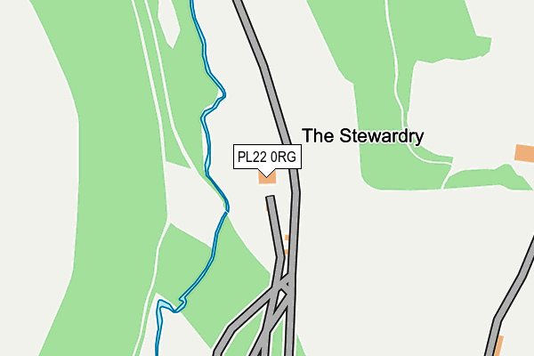 PL22 0RG map - OS OpenMap – Local (Ordnance Survey)