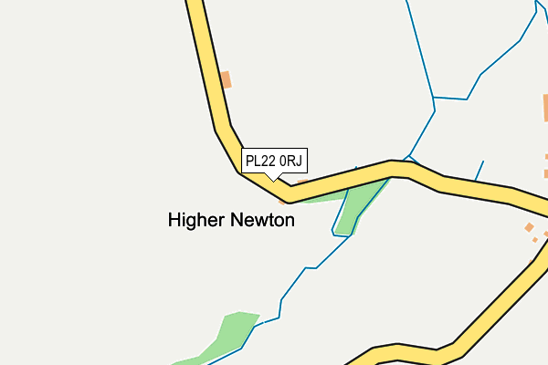 PL22 0RJ map - OS OpenMap – Local (Ordnance Survey)