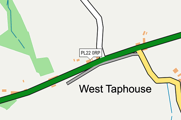 PL22 0RP map - OS OpenMap – Local (Ordnance Survey)