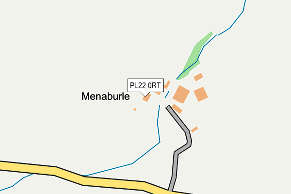 PL22 0RT map - OS OpenMap – Local (Ordnance Survey)