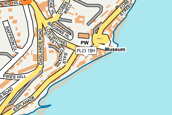 PL23 1BH map - OS OpenMap – Local (Ordnance Survey)