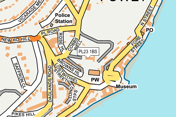 PL23 1BS map - OS OpenMap – Local (Ordnance Survey)