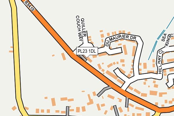 PL23 1DL map - OS OpenMap – Local (Ordnance Survey)