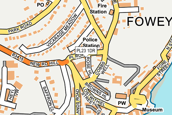 PL23 1DR map - OS OpenMap – Local (Ordnance Survey)