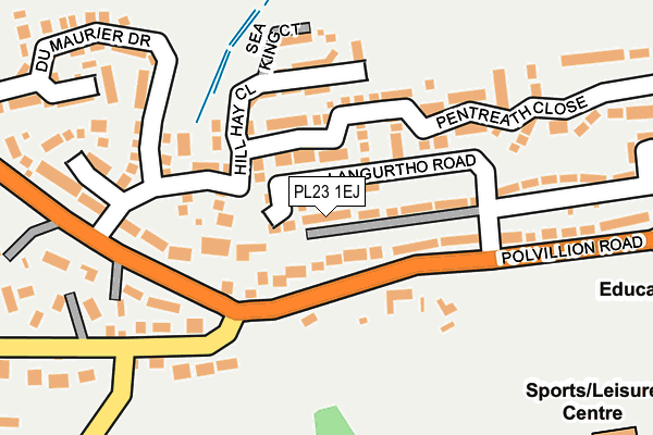 PL23 1EJ map - OS OpenMap – Local (Ordnance Survey)