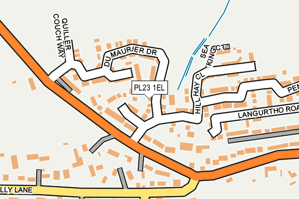 PL23 1EL map - OS OpenMap – Local (Ordnance Survey)