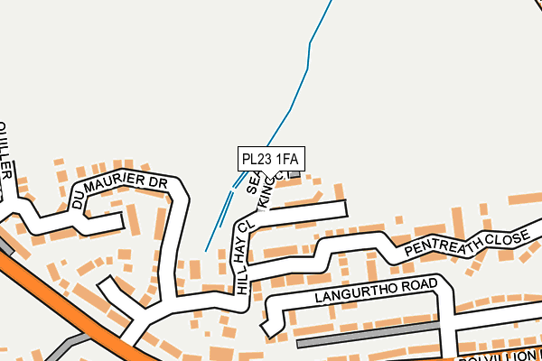 PL23 1FA map - OS OpenMap – Local (Ordnance Survey)