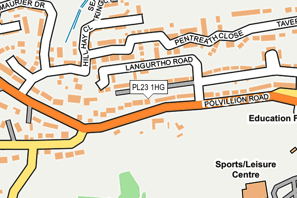 PL23 1HG map - OS OpenMap – Local (Ordnance Survey)