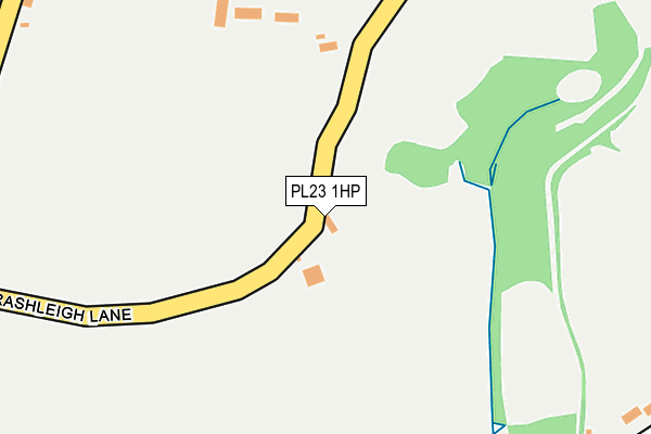 PL23 1HP map - OS OpenMap – Local (Ordnance Survey)