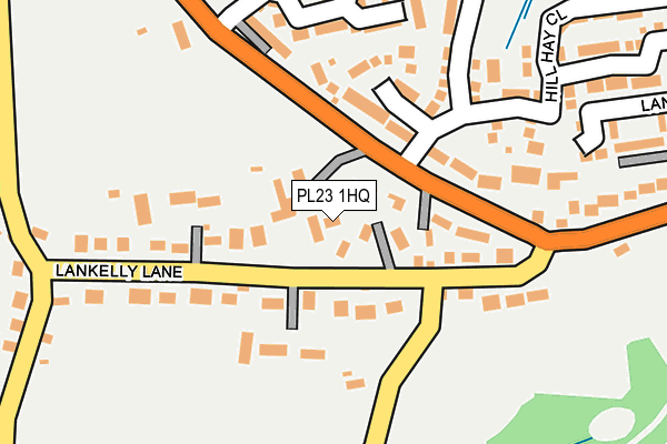 PL23 1HQ map - OS OpenMap – Local (Ordnance Survey)