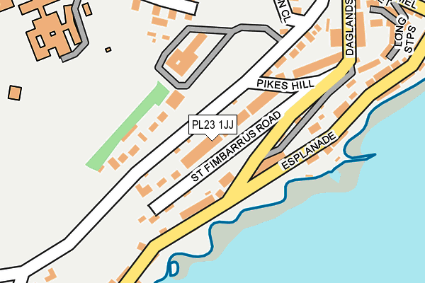 PL23 1JJ map - OS OpenMap – Local (Ordnance Survey)