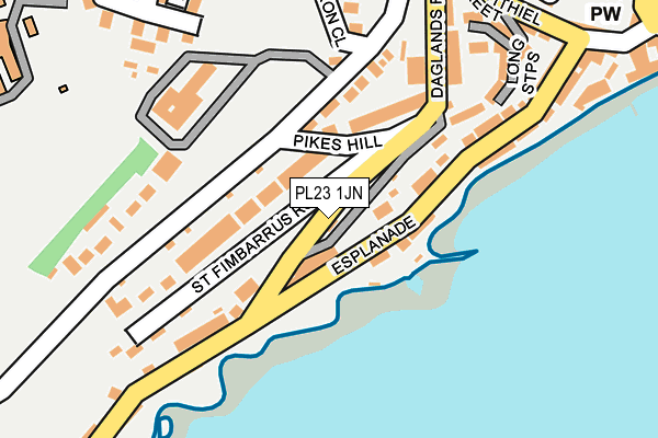 PL23 1JN map - OS OpenMap – Local (Ordnance Survey)