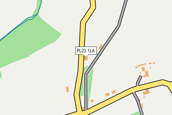 PL23 1LA map - OS OpenMap – Local (Ordnance Survey)