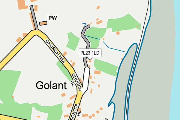 PL23 1LD map - OS OpenMap – Local (Ordnance Survey)