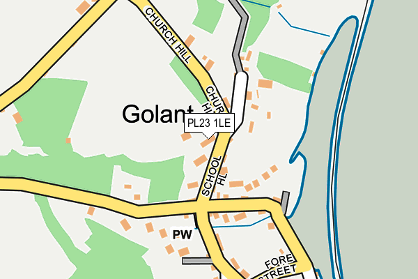 PL23 1LE map - OS OpenMap – Local (Ordnance Survey)