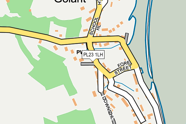 PL23 1LH map - OS OpenMap – Local (Ordnance Survey)