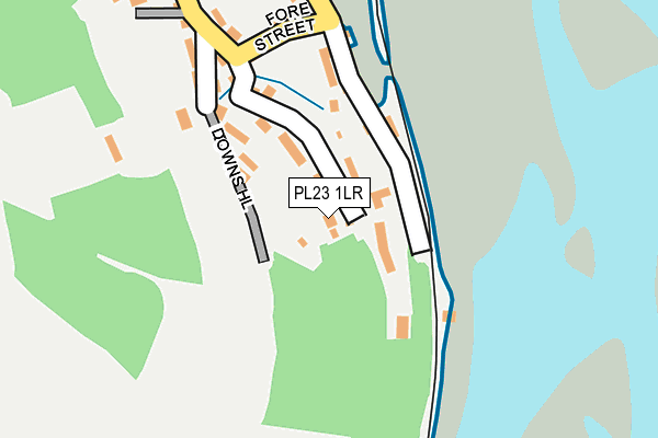 PL23 1LR map - OS OpenMap – Local (Ordnance Survey)