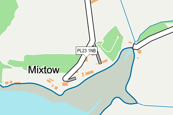 PL23 1NB map - OS OpenMap – Local (Ordnance Survey)