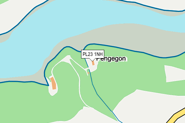 PL23 1NH map - OS OpenMap – Local (Ordnance Survey)