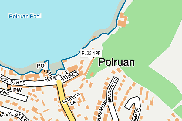 PL23 1PF map - OS OpenMap – Local (Ordnance Survey)
