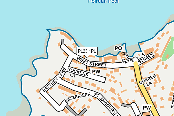 PL23 1PL map - OS OpenMap – Local (Ordnance Survey)