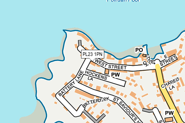 PL23 1PN map - OS OpenMap – Local (Ordnance Survey)