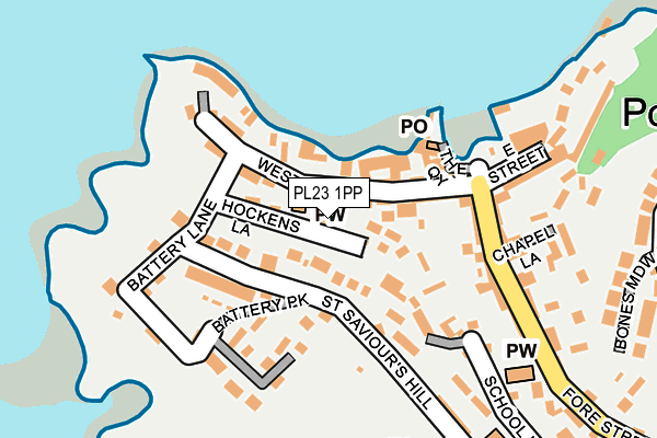 PL23 1PP map - OS OpenMap – Local (Ordnance Survey)
