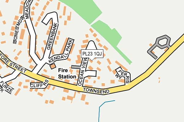 PL23 1QJ map - OS OpenMap – Local (Ordnance Survey)