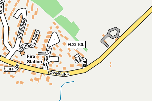 PL23 1QL map - OS OpenMap – Local (Ordnance Survey)