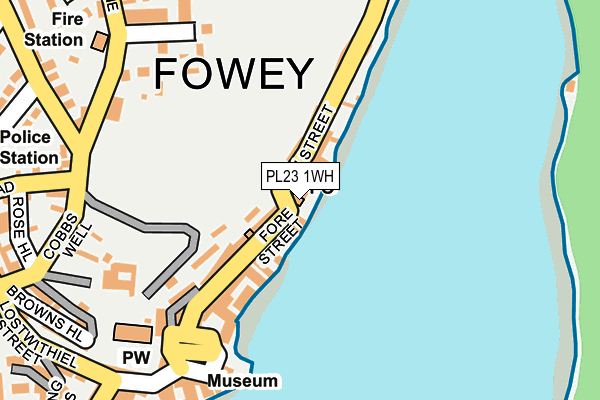 PL23 1WH map - OS OpenMap – Local (Ordnance Survey)