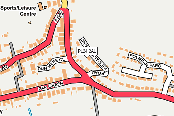 PL24 2AL map - OS OpenMap – Local (Ordnance Survey)