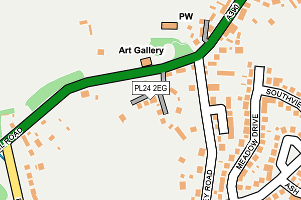 PL24 2EG map - OS OpenMap – Local (Ordnance Survey)