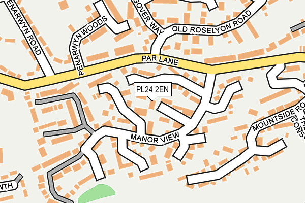 PL24 2EN map - OS OpenMap – Local (Ordnance Survey)