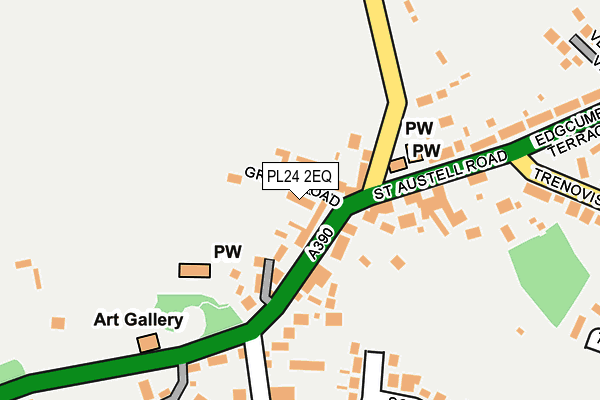 PL24 2EQ map - OS OpenMap – Local (Ordnance Survey)