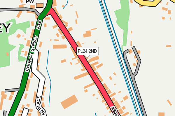 PL24 2ND map - OS OpenMap – Local (Ordnance Survey)