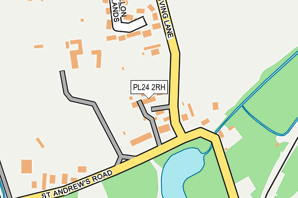 PL24 2RH map - OS OpenMap – Local (Ordnance Survey)