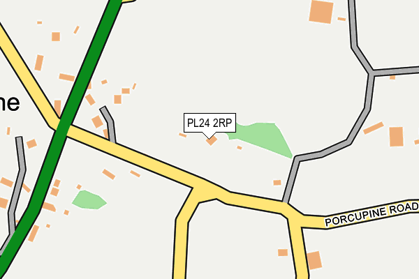 PL24 2RP map - OS OpenMap – Local (Ordnance Survey)