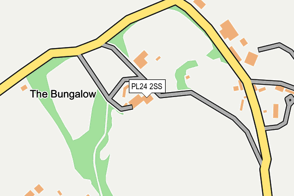 PL24 2SS map - OS OpenMap – Local (Ordnance Survey)