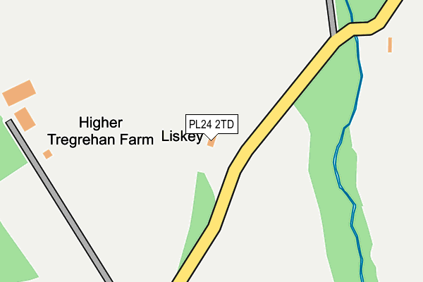 PL24 2TD map - OS OpenMap – Local (Ordnance Survey)