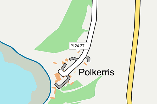 PL24 2TL map - OS OpenMap – Local (Ordnance Survey)