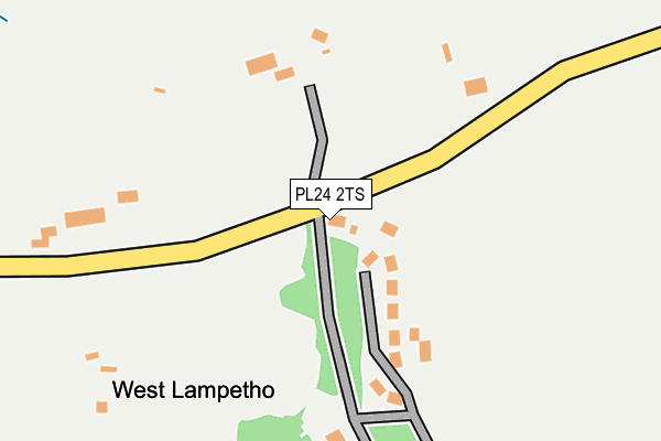 PL24 2TS map - OS OpenMap – Local (Ordnance Survey)