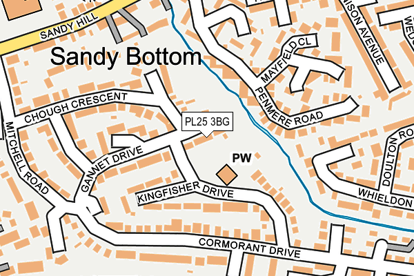 PL25 3BG map - OS OpenMap – Local (Ordnance Survey)