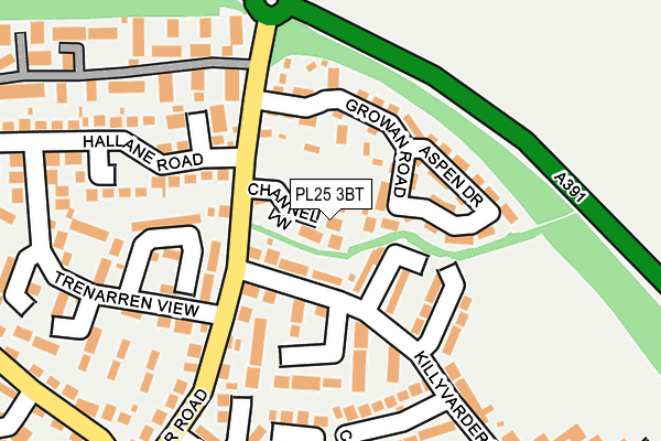 PL25 3BT map - OS OpenMap – Local (Ordnance Survey)