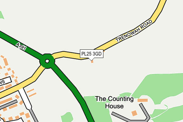 PL25 3GD map - OS OpenMap – Local (Ordnance Survey)