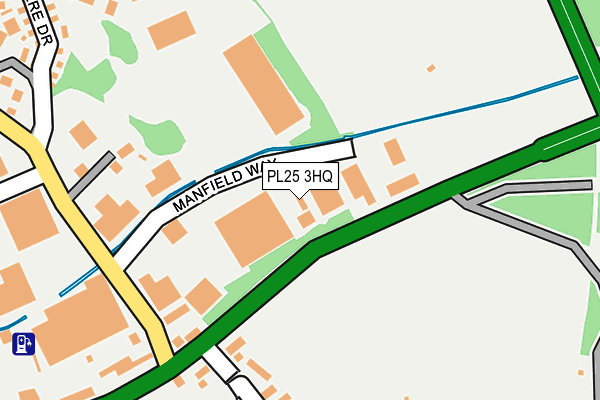 PL25 3HQ map - OS OpenMap – Local (Ordnance Survey)