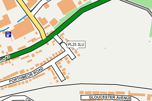 PL25 3LU map - OS OpenMap – Local (Ordnance Survey)