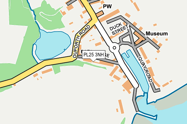 PL25 3NH map - OS OpenMap – Local (Ordnance Survey)