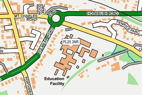 PL25 3NR map - OS OpenMap – Local (Ordnance Survey)