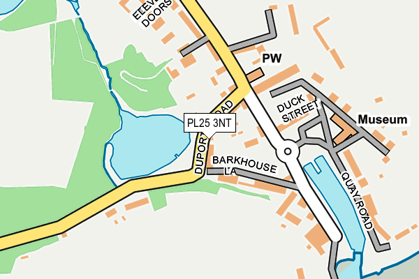 PL25 3NT map - OS OpenMap – Local (Ordnance Survey)